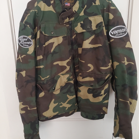 Vanson Leathers Other - Vanson Leathers Suzuki Quad Runner Camo ATV Jacket